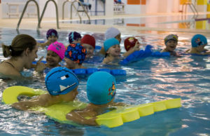 Primera clase de natación